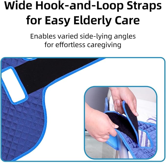 Positioning Bed Pads for Elderly with Handles – Patient Turning Device and Assistive Bed Straps for Repositioning, Anti Bedsore & Bedridden Senior Care Assistance