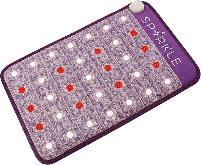 Biomat Infrared Mat | Crystal Mat for Therapy | Infrared Heating Mat | Red Light Therapy for Body | Hot Gemstone Therapy | Promotes for Muscle & Back Pain Relief | Sparkle Mat (Mini Size)
