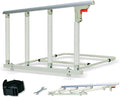 30″ Folding Bed Rail–Safety Bed Rails for Elderly Adults (Twin–King,Tool-Free) Supports300lbs|Non-SlipStrap&FoamBase|180°Fold-DownDesign|Height17–21″Adjustable|PaddedGrip&OrganizerPouch