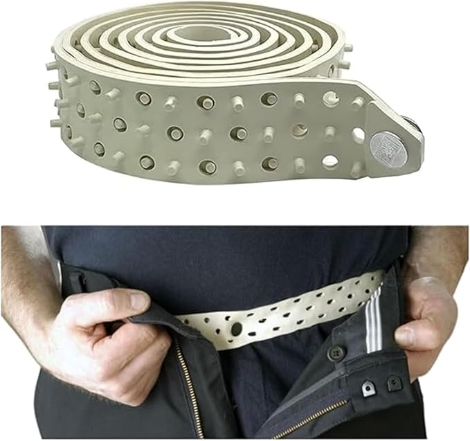 Hero's Pride Shirt Tailor Rubber Belt - Adjustable Shirt Stays for Men - Non-Slip Shirt Keepers For Law Enforcement