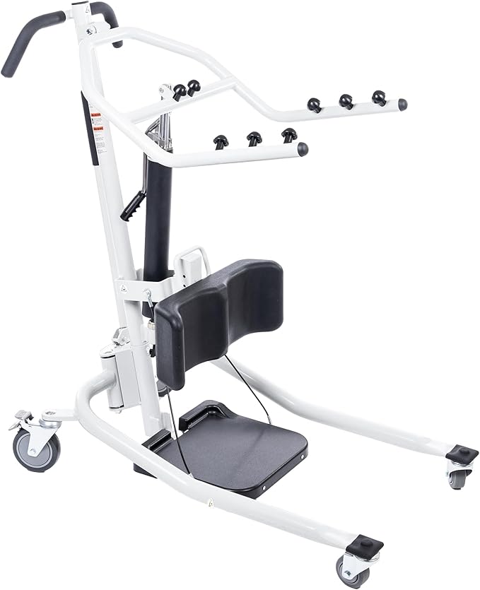 Sit-Stand Patient Lift, Stand-Up Patient Lift - Sit to Stand, Safely Sit, Stand or Transfer Easily with Transport Sling, 400 lbs