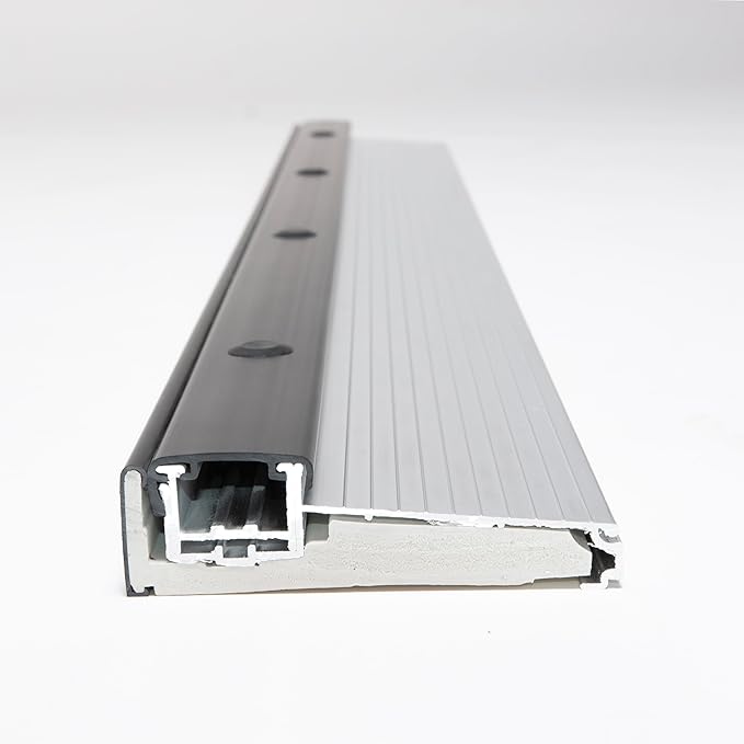 Adjustable Aluminum Threshold – Extra Short Width with Hidden Screws, Adapts to Any Height, Heavy-Duty for Residential & Commercial Use, Available in Multiple Sizes (Mill Finish, 48 inch)