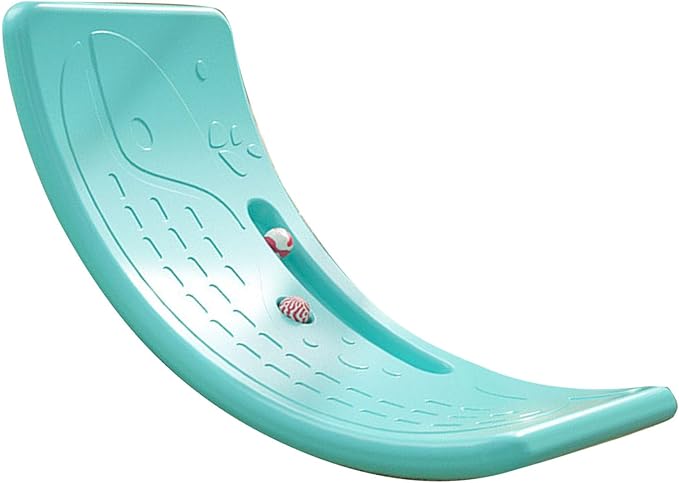 Fydun Rocker Board, Kids Plastic Load Bearing 50kg 110.2lb Board, Stable Balance Er As a Birthday Children's for Exercise Indoor