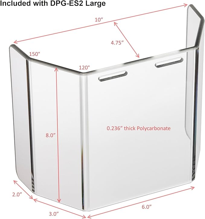 ATS Safety, Drill Press Guard - LARGE Econ-Series Drill Press Accessories, Part # DPG-ES2
