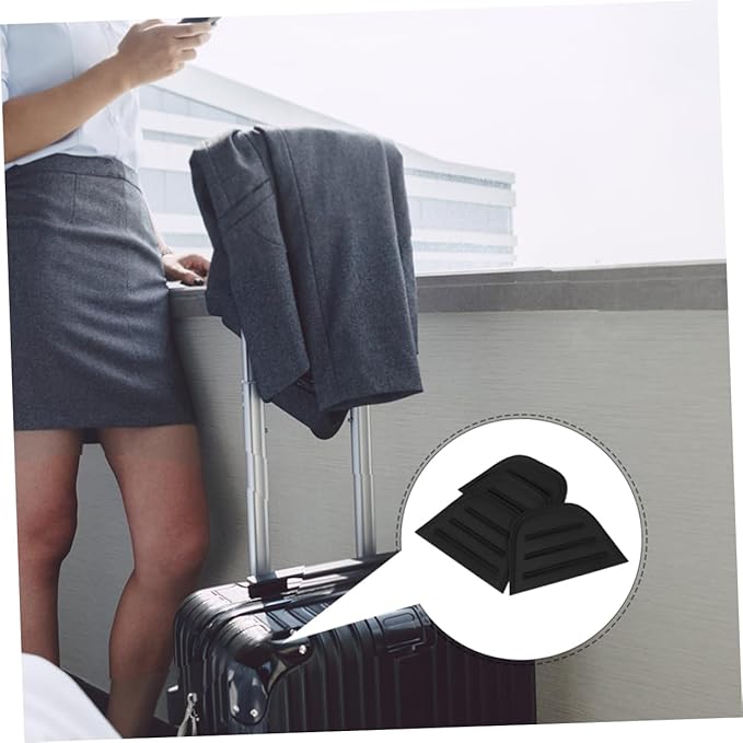 jojofuny Heavy Duty Luggage Corner Guards 8Pcs PVC Edge Protectors with Non-Slip Drip Glue for Suitcase and Bag Anti-Collision Protection