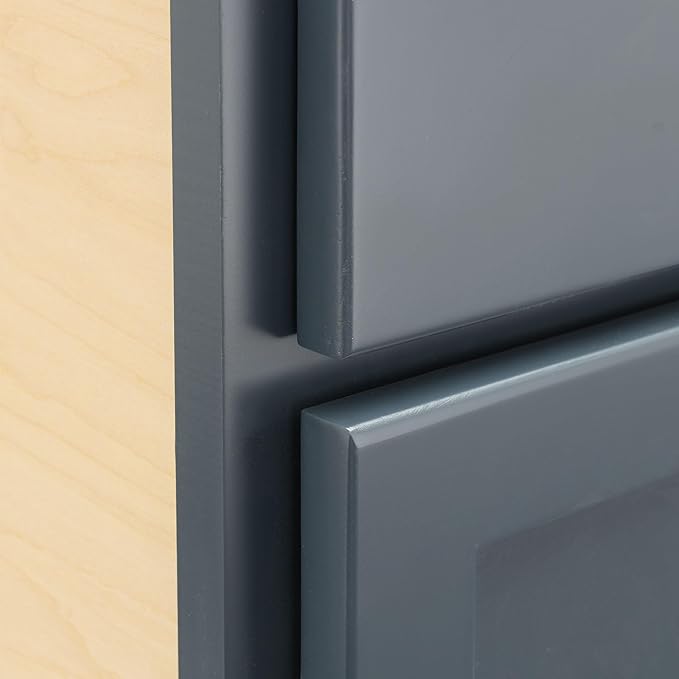 Quicklock RTA (Ready-to-Assemble) | Base Kitchen Cabinets - Shaker Style | Made in America (Needlepoint Navy, 12" Wx34.5 Hx24 D Base)