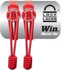 Lock Laces - Elastic No Tie Shoelaces 1 Size Fits All for Kids Adults Tieless Shoe Laces Tennis Shoes Sneakers