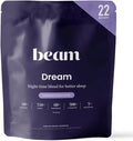 Beam Dream Sleep Powder, L-Theanine, Apigenin, Reishi and Magnesium, Third Party Tested Natural Sleep Aid & Sleep Supplement, Health and Wellness Gift, Natural Sleep Support, Non-GMO, 22 Servings