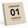2026 Large Text Daily Calendar | Today Is Box Calendar with Big Dates For Easy Reading, Great for Home or Office, Calendar Gift For Her or Him. Hanging Wall Calendar for Work