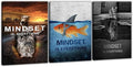 Inspirational Posters Motivational Wall Art Canvas Painting Sunrise Blue Sea Ocean Natural Landscape Wall Decor Sunset Ocean Beach Wall Art Poster Seascape Prints Artwork Wooden Framed