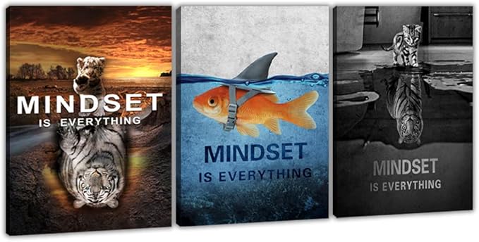 Inspirational Posters Motivational Wall Art Canvas Painting Sunrise Blue Sea Ocean Natural Landscape Wall Decor Sunset Ocean Beach Wall Art Poster Seascape Prints Artwork Wooden Framed