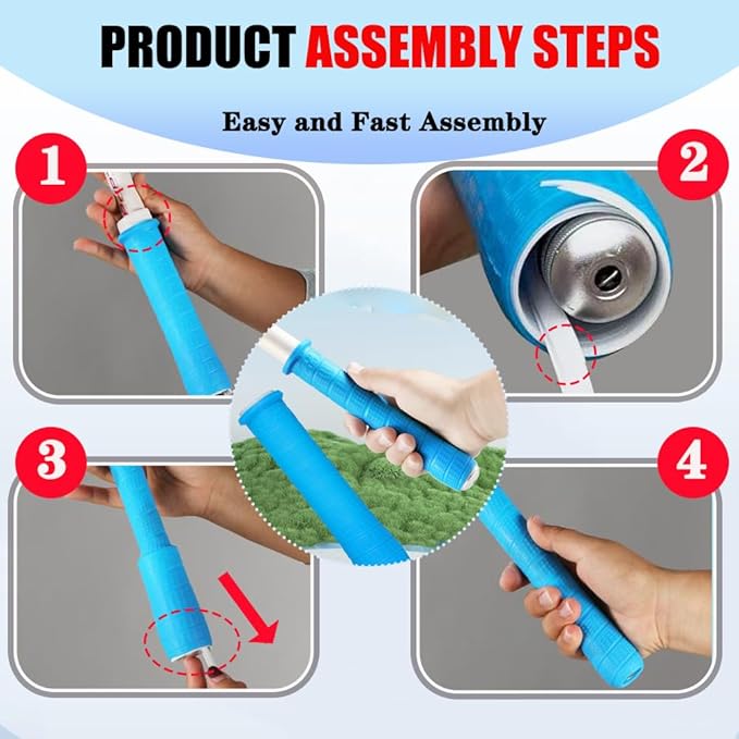 2 Pcs Cold Shrink Handle Wrap with Textured Grip – Silicone Non-Slip Cover for Secure Tool & Sports Handles – Durable, All-Weather Cold-Shrink Sleeve for Comfort & Control