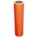 Industrial Reflective Tape Orange 8 inch Wide, Outdoor Waterproof Hazard Conspicuity Safety Warning Marking Tape (10 feet)