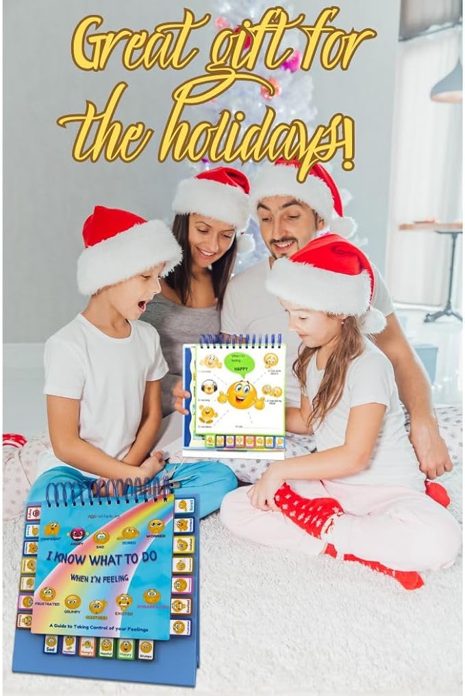 Thought-Spot I Know What to Do Flipbook | Emotions Wheel & Feelings Chart | Emotional Regulation Tool for Home, Class, or Calm Down Corner | Helps Kids Learn Coping Skills | Autism Must-Have