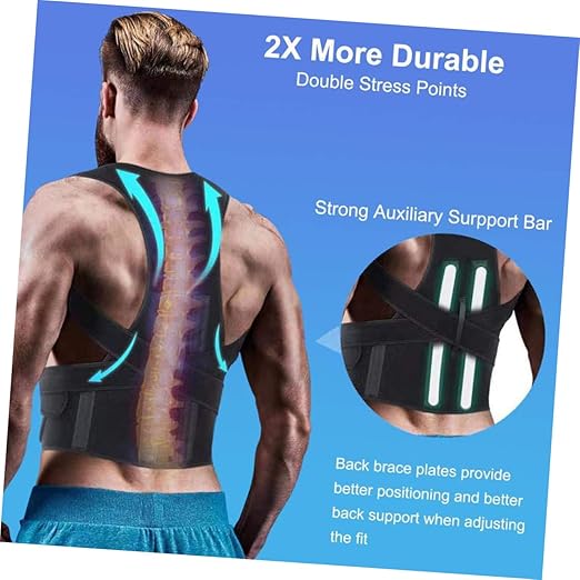 Adjustable Back Posture Corrector Brace for Men and Women Professional Spine Alignment Support for Hunchback Shoulder Relief and Posture Improvement Suitable for Office Home and