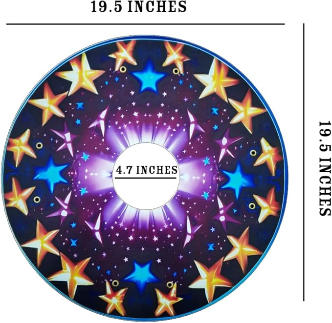 Designer Christmas Cover for Wheelchair Wheels, Waterproof Wheelchair Accessories, Aesthetics, Easy Install/Remove, Lightweight, for Adults and Kids (Super Star)