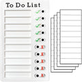 Chore Chart To Do List Adhd Tools for Kids and Adults Sliding Morning Routine Chart for Kids Detachable RV Checklist Board Reusable My Chores Checklist Task Board