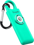 Thopeb–The Original Personal Safety Alarm for Women Self Defense – Elders & Kids Self Defense Keychain Siren – 135dB Loud Siren Bird Sound – Cute Key Chains Protection (Lake Green)