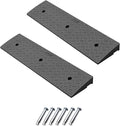 2 Pack 2.8'' Rise Rubber Curb Ramp Heavy Duty Loading Rubber Curb Ramps 3 Tons Driveway Ramp Car Slope Ramp for Loading Dock Bike Vehicle Warehouse Sidewalk Wheelchair (2.8" H)