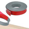 U-Shape Edge Banding, 1.57 Inch x 16.4 FT Self Adhesive Rubber Edge Trim Flexible TPE Corner Protector for Desk/Shelves/Furniture/Countertop/Table/Cabinet/Plywood [Gray]