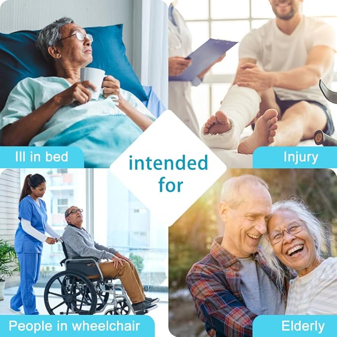 Sky Blue Tubular Slide Sheet for Patient Transfer ，Washable & Reusable Draw Sheets, Sliding Board Suitable for Cars, Vehicles, Wheelchairs, Hospitals, Bed Transfers, Nursing Home Care，53" x 28"