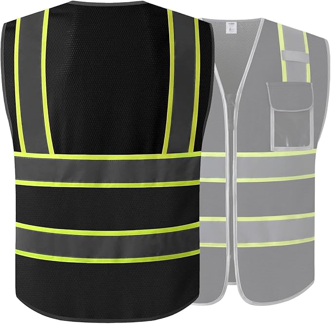 JKSafety Hi-Vis Multiple Pockets Lite MESH Lining Meets ANSI/ISEA Standards