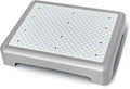 GWNF3.35'' Short Step Stool – 600lb Capacity Ultra-Sturdy Structure & Lightweight Step Stools for Seniors, Kids & Adults | Non-Slip Wide Platform | Mobility Step Stool for Indoor & Outdoor（Grey-White）