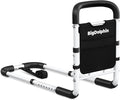 Bed Rails for Elderly Adults - ASTM Approved Adjustable Bed Cane with Non-Slip Ergonomic Handle & Storage Pocket, Bed Railings for Seniors Hold up to 350 LBS, Tool-Free