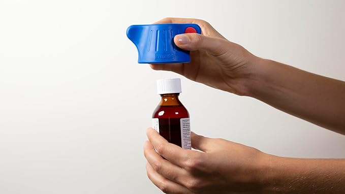 Remedic Medicine Bottle Opener with Magnifier & LED Light – Easy Grip Aid for Weak Hands – Non-Slip Mat for One-Handed Use – Arthritis-Friendly Multi-Opener – Senior Care Tools