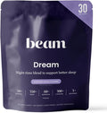Beam Dream Sleep Powder, L-Theanine, Apigenin, Reishi and Magnesium, Third Party Tested Natural Sleep Aid & Sleep Supplement, Health and Wellness Gift, Natural Sleep Support, Non-GMO, 30 Servings