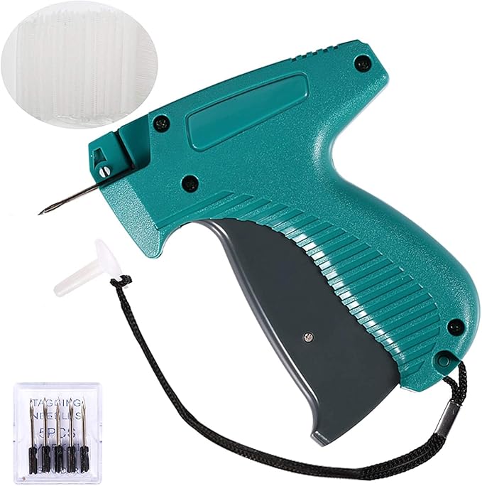 BS ONE Price Tagging Gun for Clothing, Standard Retail Price Tag Attacher Gun Kit for Clothes Labeler with 6 Needles & 2000pcs 2" Barbs Fasteners & Organizer Bag for Store Warehouse Yard Sale