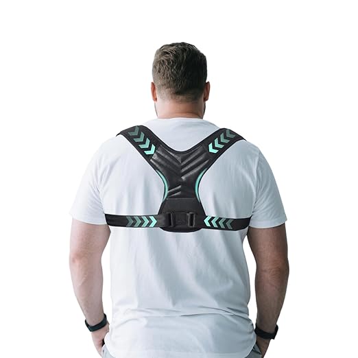 King Mills Plus Size Back Brace, Back Brace Posture Corrector for Women and Men, Ideally Use as Plus Size XL to XXXL Back Straps for Posture, Back Spine Corrector, or Rounded Shoulder Corrector