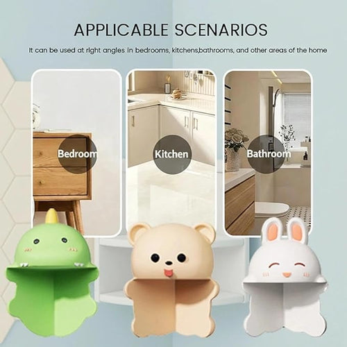 12 pcs Corner Protectors, Cartoon Animal Table Edge Guards, Bear Dinosaur Rabbit Design, Waterproof, Anti-Collision Furniture Protection（n）