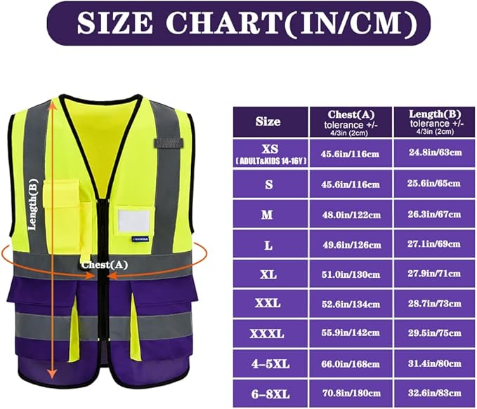 A-SAFETY high vis vest
