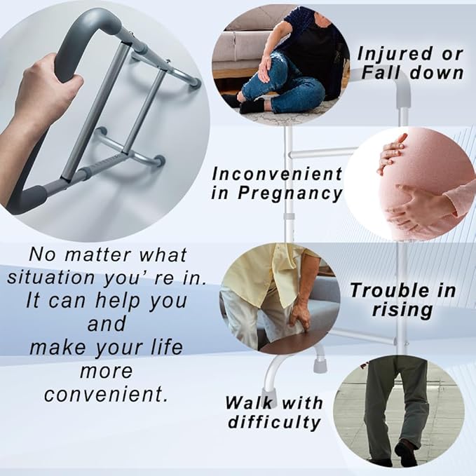 Aluminum Walking Cane, Lightweight(2.3lb), Height Adjustable 31.5-39.3in, Body Recovery Aid Tool, Enhanced Stability and Anti-Slip, Suitable for Elderly Handicap or Pregnant Women, etc