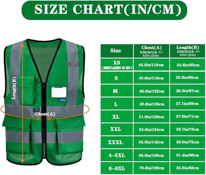 A-SAFETY green work vest