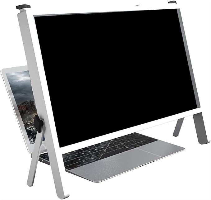 21in 3DLaptop Screen Magnifier, Foldable Laptop Screen Magnifyings Compatible with 15~20 in Phone, Tablet, Laptop; for Seniors Reading Close Work and See A Movie