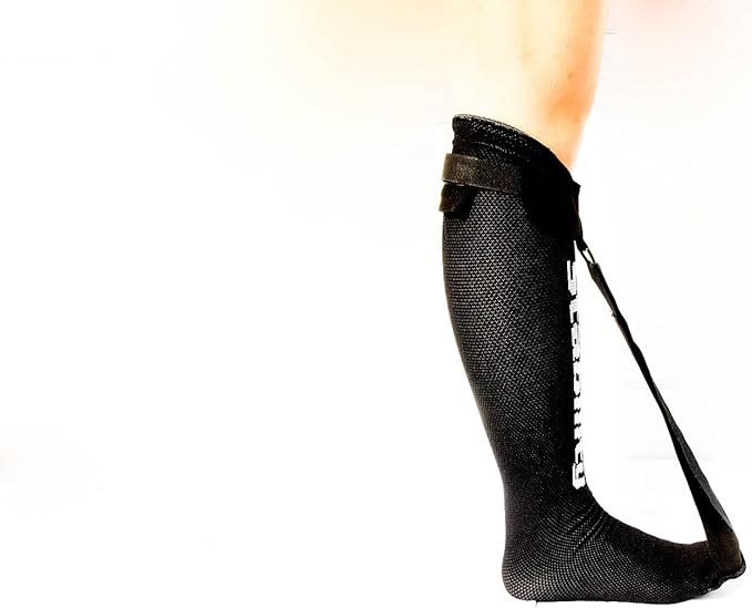 Single Strap Night Sock for Plantar Fasciitis and Achilles Tendonitis (Regular)