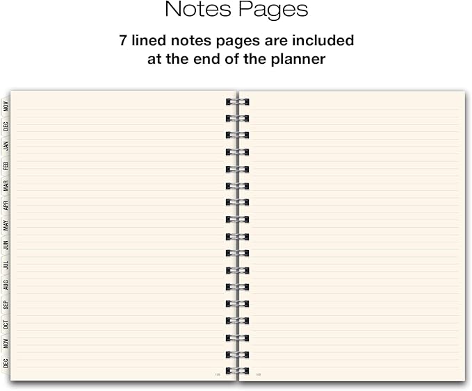 ESSENTIAL 2026 Monthly & Weekly Planner with Tabs, 7"x9": 14 Months (November 2025 - December 2026), Professional, Simple, Easy-to-Use Design and Frosted Poly Cover for Extra Protection (Frosted)