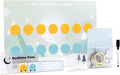 LitteHippo Magnetic Star Reward and Behavior Chart - Rewards Board for Potty and Sleep Training - Chores Chart for Toddlers - Responsibility Chart for Kids at Home (Includes Bonus Bedtime Pass)