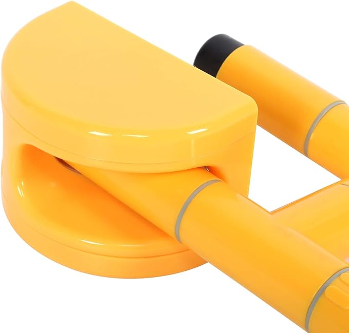 Respicefinem Yellow Safety Grab Bar Stainless Steel Toilet Armrest Handrail Handle for Elderly The Disabled with Non Slip Grip and Heavy Duty Support Up to 300kg