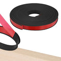 U-Shape Edge Banding, 0.98 Inch x 32.8 FT Self Adhesive Rubber Edge Trim Flexible TPE Corner Protector for Desk/Shelves/Furniture/Countertop/Table/Cabinet/Plywood [Black]