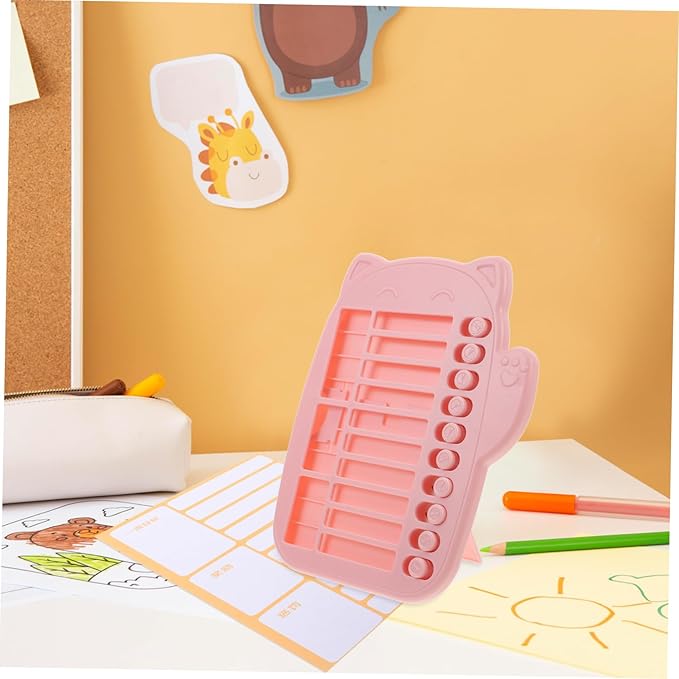 1set Boys and Girls Chores Chart Behavior Tracker for Boy Girl Reminder Board for Habits Erasable Task Planner for Home and School Routine Management