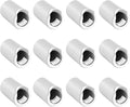 12 Pack Anti-Collision Corner Drawer Bumpers, Silicone Protector for Cabinet Handle, Silicone Cabinet Pull Covers (White)