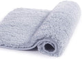 Walensee Large Bathroom Rug (24 x 48, Growing Blue) Extra Soft and Absorbent Shaggy Bath Mat Machine Washable Microfiber Non Slip Luxury Floor Mat
