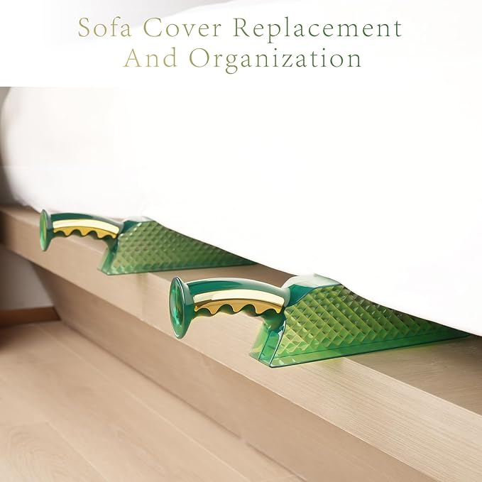 Mattress Lifter Wedge and Bed Maker Tool for Changing Sheets - Easy Lifter Mattress Riser for Bed Making - Helps Lift The Mattress and Hold The Mattress Alleviating Back Pain (2 Pieces)