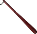 Wooden Shoe Horn Long Handle For Seniors 23.6" Easy Wear Helper Shoehorns Women Kids Baby Elderly Hanging Rings