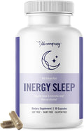 BB Company inergySLEEP | Natural Sleep Supplement & Sleep Aid for Deep Sleep, Helps to Calm & Relax | Magnesium, Lemon Balm, Black Cohosh, GABA, Holy Basil | Packaging Vary | 30 Ct