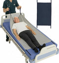 NYOrtho Glide Repositioning Sheet 35x55 in – Low-Friction, Breathable, Reusable Transfer Aid with 12 Ergonomic Handles – Supports Up to 575 lbs