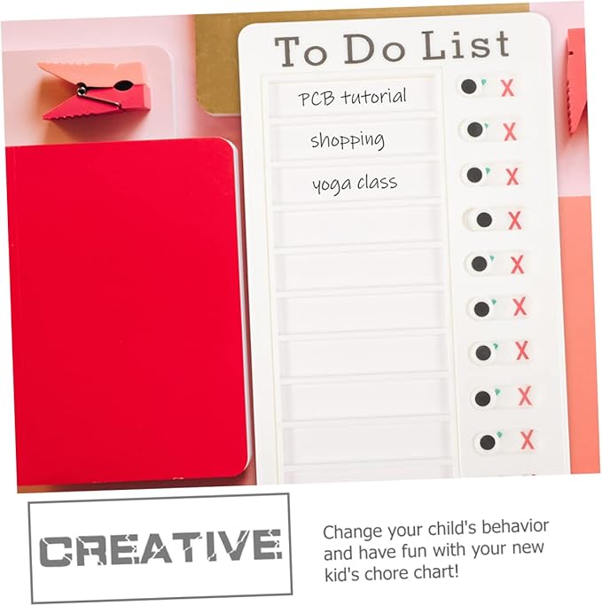 1Set Daily Planning Chart Do List Planner Board DIY Reminder Board for Home School and Office Use Develop Routines and Habits